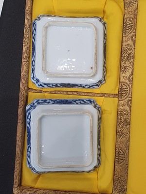 Lot 142 - A GROUP OF CHINESE BLUE  AND WHITE PORCELAIN.