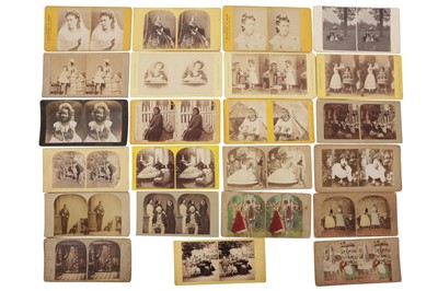 Lot 238 - Stereo cards, portraits, c.1860s-1900s