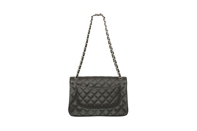 Lot 466 - Chanel Black Caviar Classic Jumbo Double Flap Bag