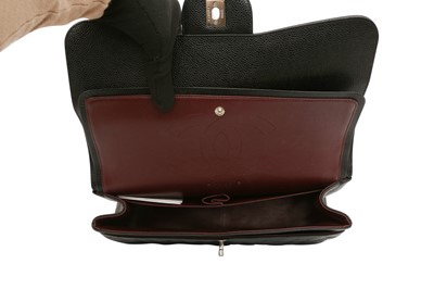 Lot 466 - Chanel Black Caviar Classic Jumbo Double Flap Bag