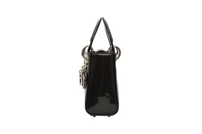 Lot 472 - Christian Dior Black Mini Lady Dior Bag
