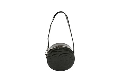 Lot 503 - Chanel Black CC Quilted Round Bag