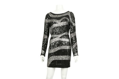 Lot 485 - Pucci Black Silk  Embellished Dress - Size 42
