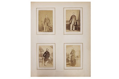 Lot 174 - Photographic album, cartes de visite, c.1860s