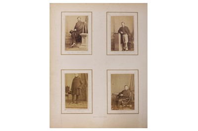 Lot 174 - Photographic album, cartes de visite, c.1860s