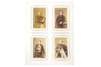 Lot 160 - Photographic album, carte de visite, c.1860s-1870s