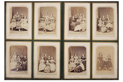 Lot 161 - Photographic album, cartes de visite, c.1860s-1870s