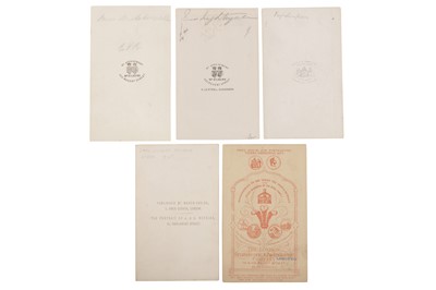 Lot 187 - Cartes de visite, famous Victorians, c.1860s