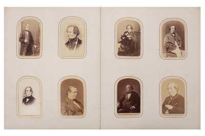 Lot 209 - Photographic album, cartes de visite, c.1860s-1870s
