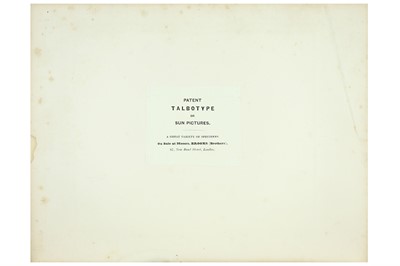 Lot 60 - William Henry Fox Talbot (1800-1877)