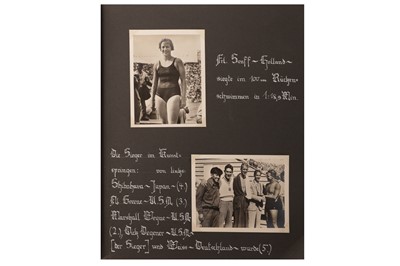 Lot 351 - Photographic album, Berlin Olympics, 1936