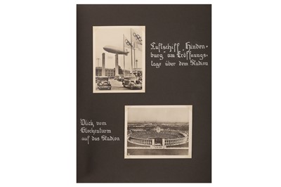 Lot 351 - Photographic album, Berlin Olympics, 1936