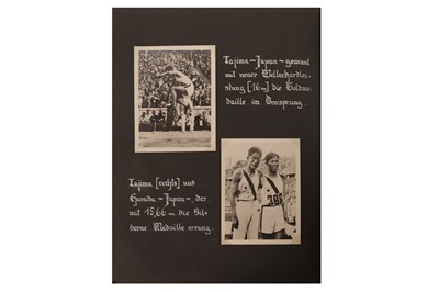 Lot 351 - Photographic album, Berlin Olympics, 1936