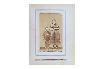Lot 185 - A Victorian Curiosity Carte De Visite Album c.1860s