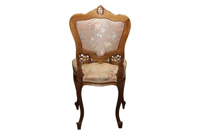 Lot 607 - A FRENCH ROCOCO REVIVAL WALNUT SALON SUITE, 20TH CENTURY