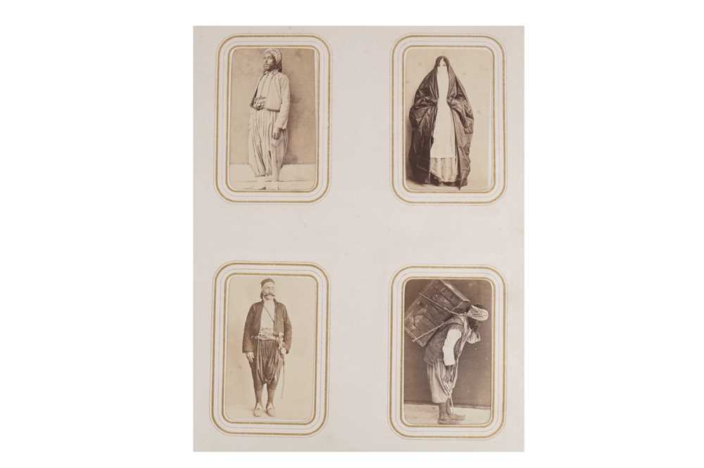 Lot 207 - Photographic Album, Cartes de visite, Middle Eastern and Maori Interest, c.1860s