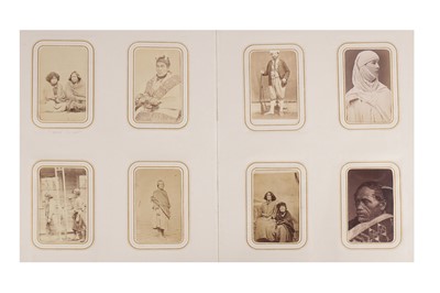 Lot 207 - Photographic Album, Cartes de visite, Middle Eastern and Maori Interest, c.1860s