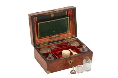 Lot 167 - AN FRENCH FIRST EMPIRE SILVER FITTED VANITY CASE "NECESSAIRE DE VOYAGE", PARIS 1803-9 BY PIERRE-NOEL BLAQUIERE (REG. 1803/4)