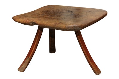 Lot 543 - A VERNACULAR ELM TABLE, PROBABLY 19TH CENTURY