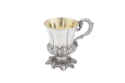 Lot 400 - An early Victorian sterling silver mug, Sheffield 1838 by Henry Wilkinson and Co