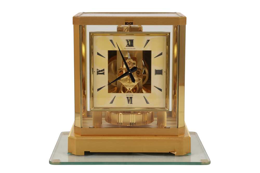 Lot 153 - A JAEGER LE COUTRE ATMOS MANTEL CLOCK, 20TH CENTURY