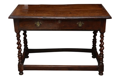 Lot 549 - A WALNUT SIDE TABLE, LATE 17TH/EARLY 18TH CENTURY AND LATER