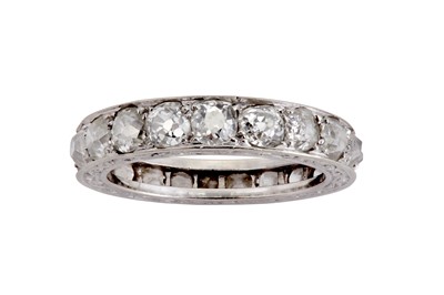 Lot 34 - A diamond eternity ring