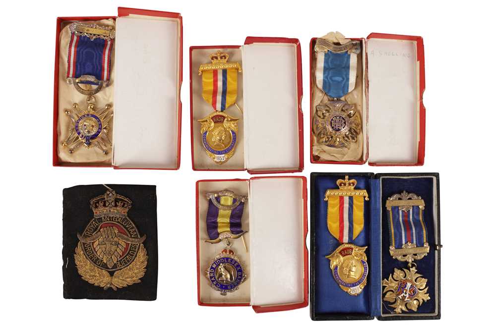 Lot 535 - A COLLECTION OF SIX ROYAL ANTEDILUVIAN ORDER OF BUFFALOES JEWELS