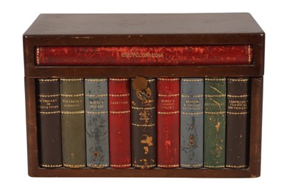 Lot 384 - A DUNHILL BOOKCASE HUMIDOR, MID/LATER 20TH CENTURY