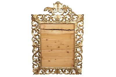 Lot 691 - A BAROQUE STYLE RECTANGULAR GILTWOOD FRAME