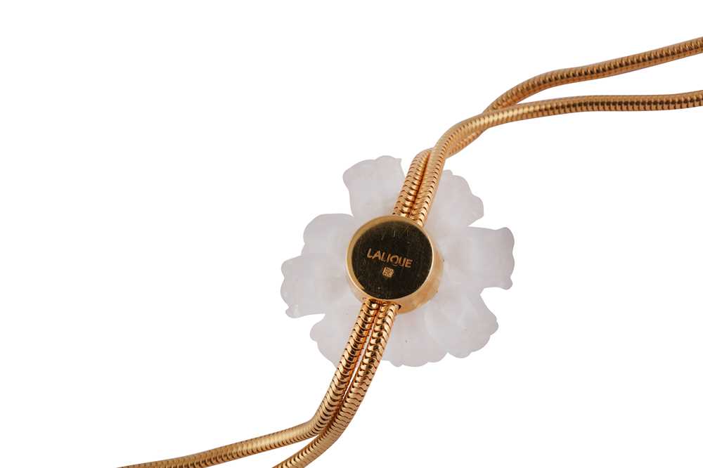 Lot 16 CRYSTAL NECKLACE BY LALIQUE