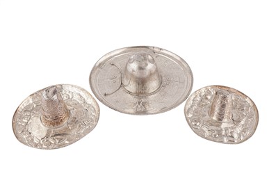 Lot 214 - A MID -20TH CENTURY MEXICAN STERLING SILVER DISH, CIRCA 1950