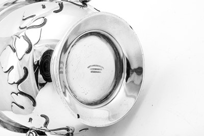 Lot 180 - A George V sterling silver porringer cup and cover, London 1923 by Catchpole & Williams Ltd