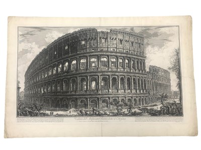 Lot 152 - Piranesi (Giovanni Battista) Veduta dell’ Anfiteatro Flavio, detto il Colosseo