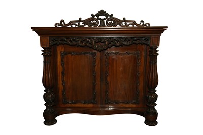 Lot 96 - A MID-19TH CENTURY PORTUGUESE COLONIAL ROSEWOOD CABINET CIRCA 1850