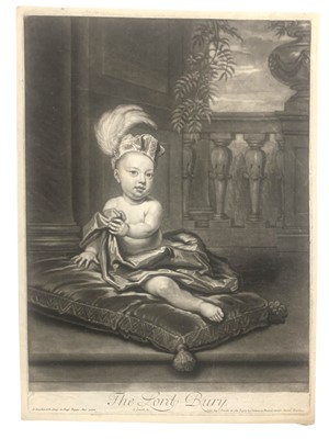 Lot 141 - Mezzotint portraits.