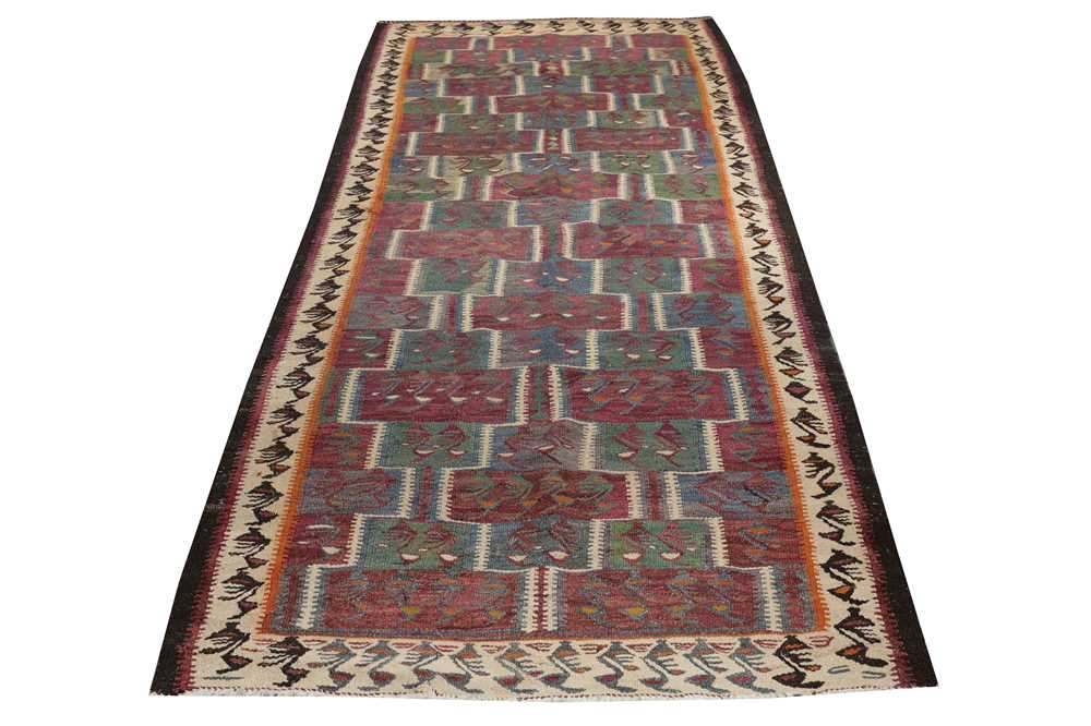 Lot 418 - A KILIM RUG, LATE 20TH CENTURY