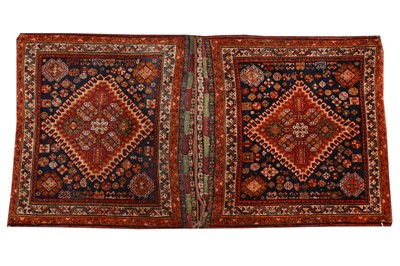 Lot 102 - A PAIR OF FINE QASHQAI BAGS, SOUTH-WEST PERSIA
