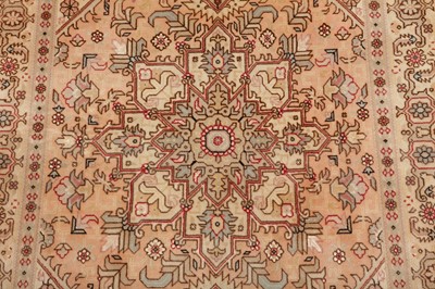 Lot 31 - A PAIR OF VERY FINE PART SILK TABRIZ RUGS, NORTH-WEST PERSIA