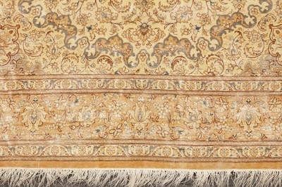 Lot 59 - AN EXTREMELY FINE SIGNED SILK RUG