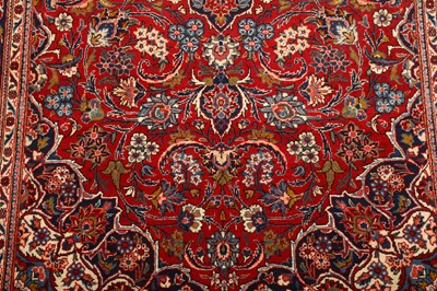 Lot 87 - A FINE KASHAN RUG, CENTRAL PERSIA