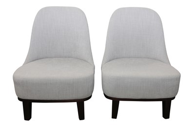 Lot 361 - A PAIR OF SALON CHAIRS, CONTEMPORARY