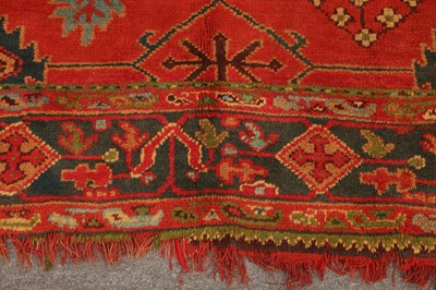 Lot 101 - AN ANTIQUE USHAK CARPET, TURKEY