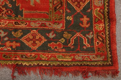 Lot 101 - AN ANTIQUE USHAK CARPET, TURKEY