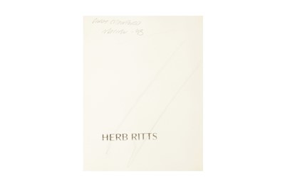 Lot 1202 - HERB RITTS (AMERICAN, 1952-2002)