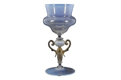 Lot 200 - A VENETIAN DRINKING GLASS, LATE 19TH/EARLY 20TH CENTURY