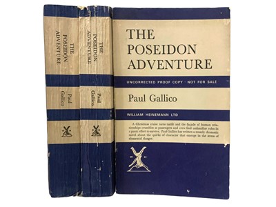 Lot 113 - Uncorrected Proof Copies.- Gallico (Paul) The Poseidon Adventure