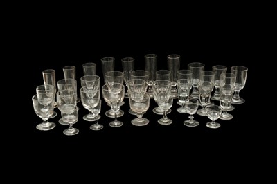 Lot 211 - A LARGE COLLECTION OF 19TH CENTURY DRINKING GLASSES