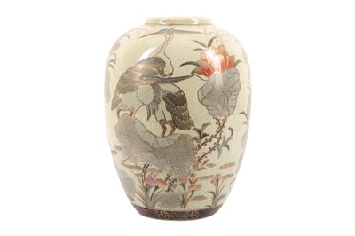 Lot 387 - A CHINESE SQUARE SECTION POTTERY JAR AND COVER, LATE 20TH CENTURY