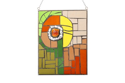 Lot 122 - TWO PETER MARSH STAINED GLASS PANELS
